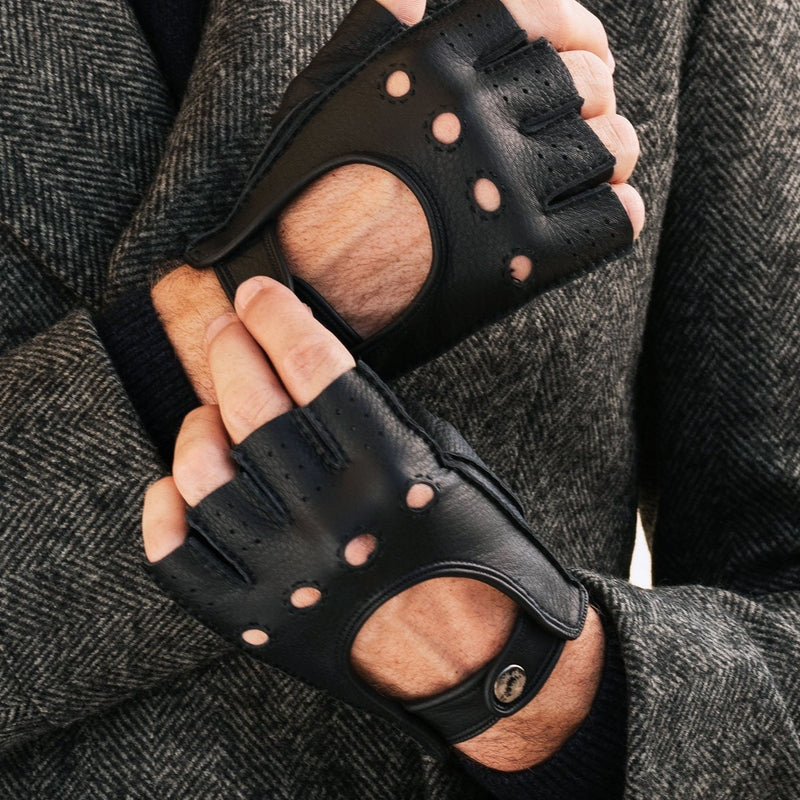 Gants de Conduite Homme Noir - Fabriqués à la main en Italie – Fratelli  Orsini®