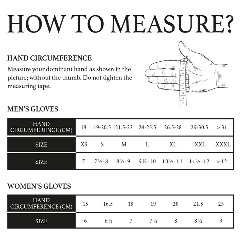 Deerskin Leather Gloves Men Black - Handmade in Italy XXXL - 12½/13